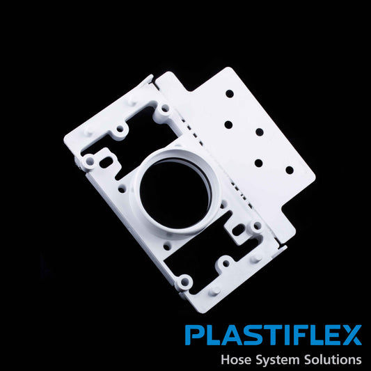 Fitting - central vacuum mounting plate - plastic