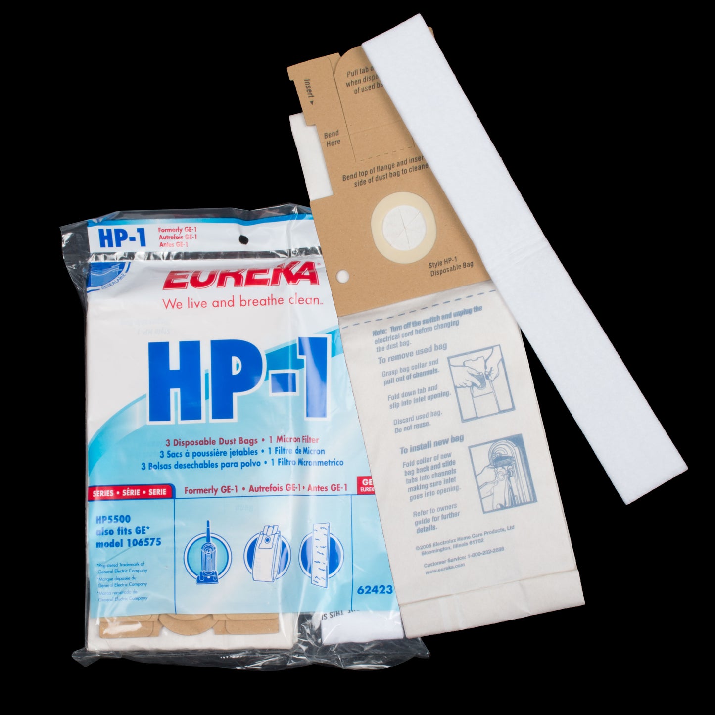 Bag - Paper - Eureka upright HP5500 series style HP-1 (3)