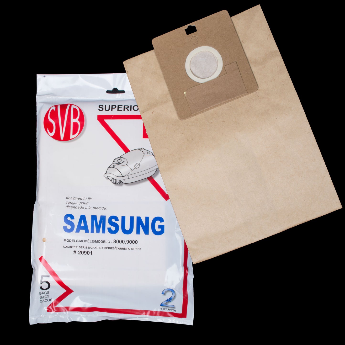 Bag - Paper - Samsung VP-90 canister & Bissell using VP-90 (5)