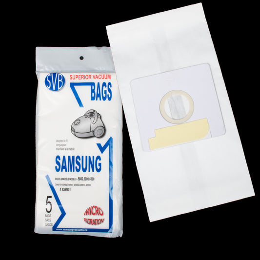 Bag - Paper - Samsung / Bissell / Johnny Vac / Shark / Royal canister - (5)