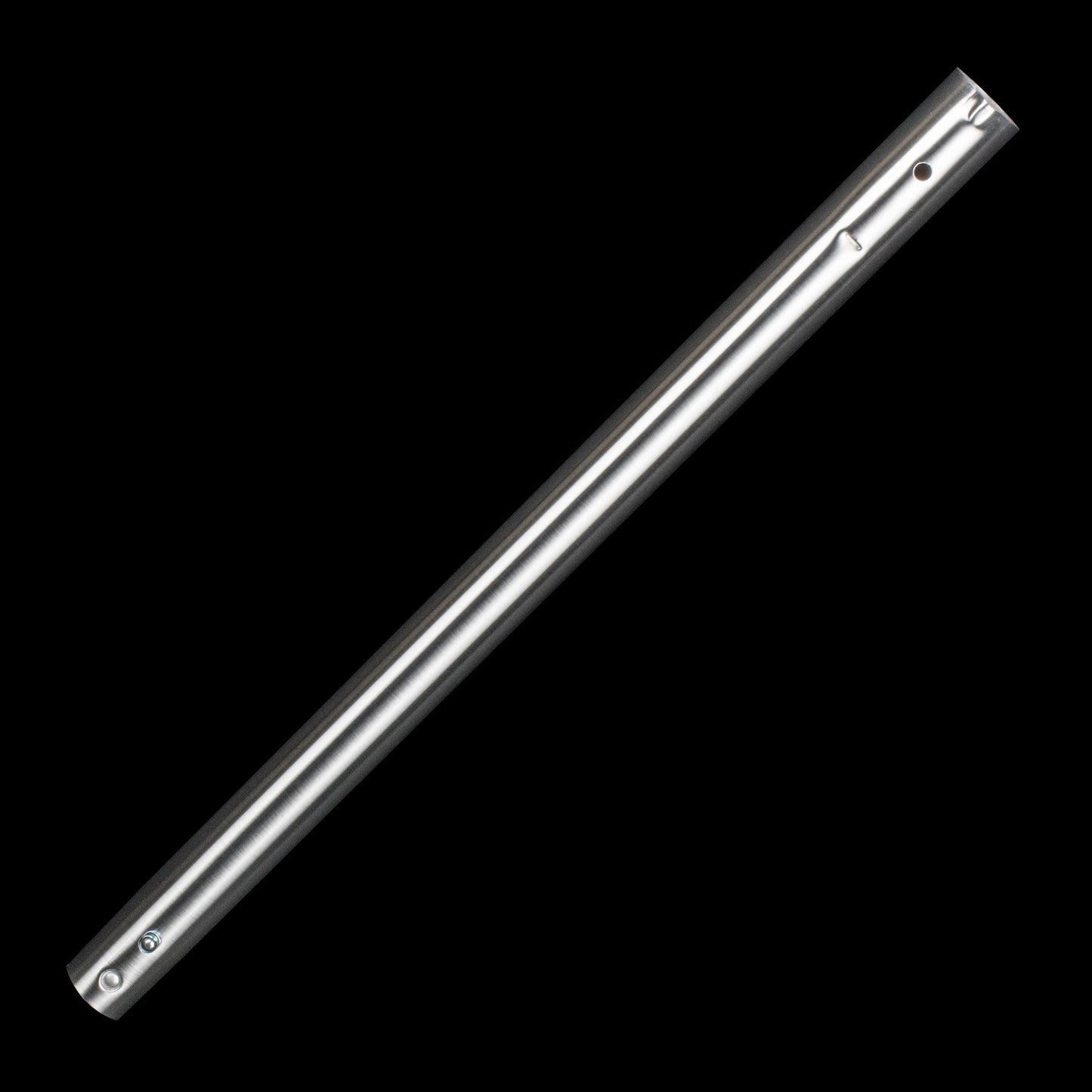 Wand - Button Hole on Top with Button Lock Bottom - Cord Grip - 19" - Stainless Steel