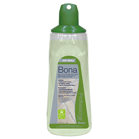 Bona - Pro series stone, tile and laminate hard surface cleaner mop refill - 34 oz