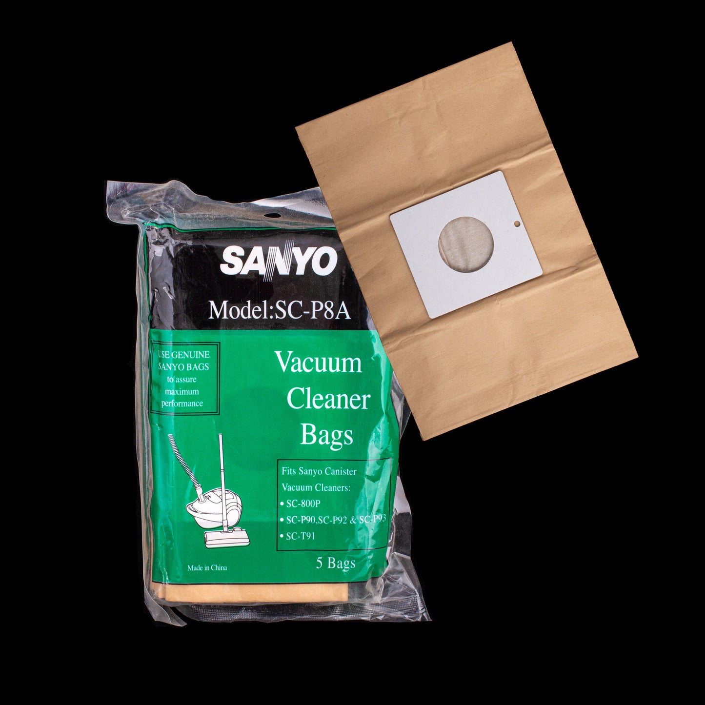 Bag - Paper - Sanyo canister SCP8A only - (5)