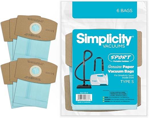 Bag - Paper - Simplicity canister sport S100 - Type S (3)