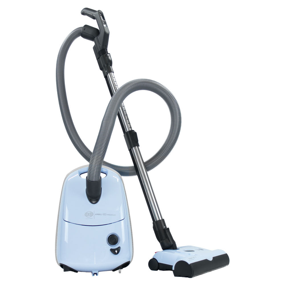 Vacuum - Canister - Sebo E3 canister with ET-1 powerhead - Pastel blue