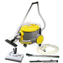 Ghibli / Johnny Vac AS6, JV6 Commercial Canister Vacuum with 12" Lindhaus powerhead